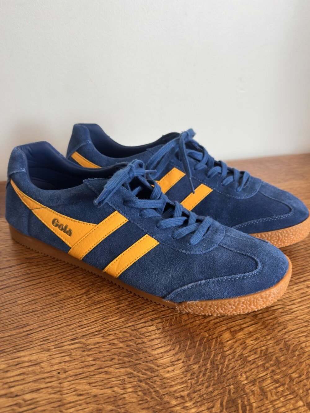 MEN'S GOLA CMA 192 HARRIER SUEDE SHOES SIZE 13